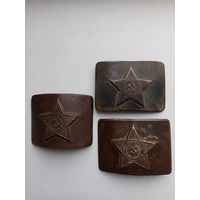 Три пряжки ВС СССР.