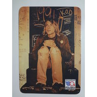 Календарик 1998 г. Курт Кобейн.