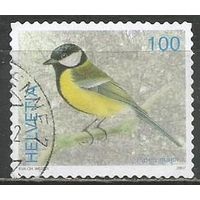 Швейцария. Большая синица. 2007г. Mi#2027.