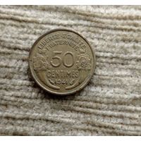 Werty71 Франция 50 сантимов 1941 Морлон