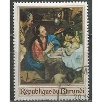 Бурунди. Рождество. 1967г. Mi#382.