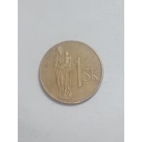 Словакия 1 крона 1993 года .