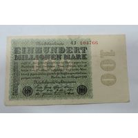 100 миллионов марок 1923 г. Германия