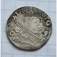 3 гроша 1596 год. Непрочекан даты