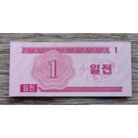 Werty71 Северная Корея 1 чон 1988 UNC банкнота КНДР для соц стран