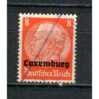 Немецкая оккупация - Люксембург - 1940 - Надпечатка Luxemburg на марках Рейха 8Pf - [Mi.5] - 1 марка. Гашеная.  (LOT Gw5)-T3P17