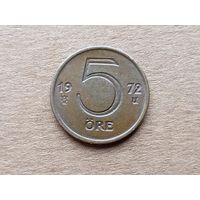 Швеция 5 эре, 1972г. (D-107)