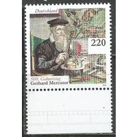 Германия. 500 лет лет со дня рождения  Г.Маркатора. Картограф. 2012г. Mi#2918.