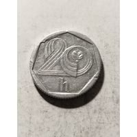 Чехия 20 геллер 1993