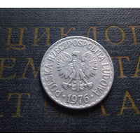 1 злотый 1976 Польша #01 XF