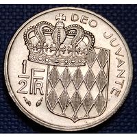 Монако 1/2 франка 1978 г.