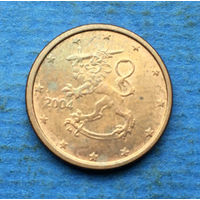 Финляндия 1 евроцент 2004