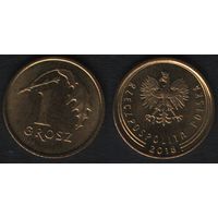 Польша y923 1 грош 2018 год (mw) (_alb2
