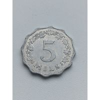 Мальта 5 милс 1972 год