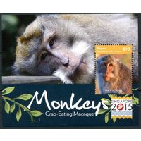 2015 Сент-Винсент Гренадины Бекия 1067/B135 Фауна - Обезьяны 9,00 евро