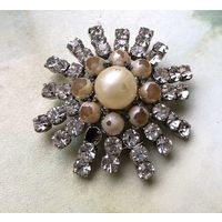 Брошь СССР. Потёртости, без камушка