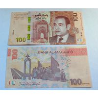 Марокко, 100 дирхам 2023 г, P-W81 (король Мухаммед VI, фестиваль муссена Тан-Тан), UNC