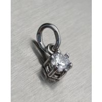 Серебрянная подвеска Капля Росы. Серебро 925 пробы.