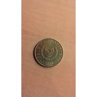 Кипр, 5 центов 2004.