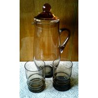 Кувшин со стаканами СССР