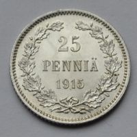 Финляндия, 25 пенни 1915 г.