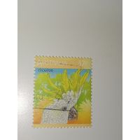 Австралия год 1987.  с изображением желтохохлого какаду.