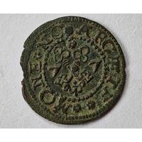 1577 год свободный город Рига шиллинг