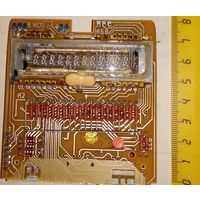 Плата с индикатором от калькулятора.