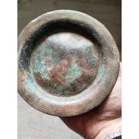 Старинное блюдце(пепельница)царских времён,клейма,с рубля