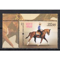 Киргизия 2013. Всадник на лошади 1 марка (402)