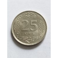 Турция 25 куруш 2015