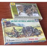 3 сборных модели 1/35: Военно-истор. миниатюры ВОВ, Вермахт.