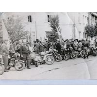 Поход парад мотоциклистов г.Сумгаит 1970г