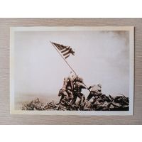 О-6. ПОДПИСАННАЯ ОТКРЫТКА. НИДЕРЛАНДЫ. ВОДРУЖЕНИЕ ЗНАМЕНИ.