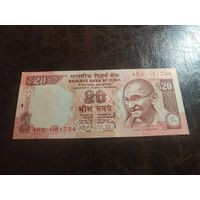Индия 20 рупий образца 2012 года AUNC p103b