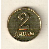 Таджикистан 2 дирам 2019