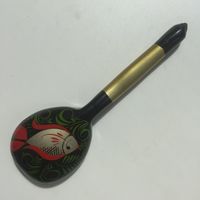 Ложка столовая "Рыбка" (хохломская роспись.)
