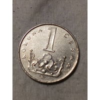 1 крона Чехия 1995 год
