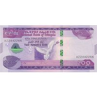 Эфиопия 200 бырр образца 2020 года UNC pw58