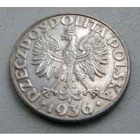 2 злотых 1936, Польша.(1)