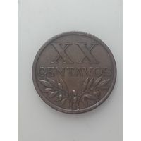 Португалия 20 сентаво 1968 года .