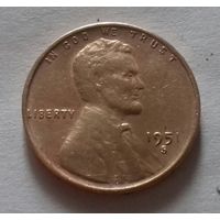 1 цент США 1951 S