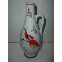 Графин Жар Птица. Фарфор. Ручная роспись. ЛФЗ . 50-е годы СССР
