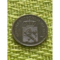 Германия Гессен 1 пфенниг 1868 г