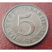 Эстония. 5 сенти 1931