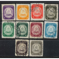 Латвия ССР 1940 Герб Стандарт #292-9,301-2