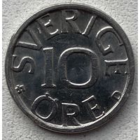 Швеция 10 эре 1987 г.