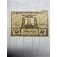 75 пфенингов (нотгельды) г. Германия.-1412