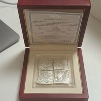 10 злотых 2012 года MW  56,56 грамм серебра "Чемпионат Европы по футболу - ЕВРО 2012"
