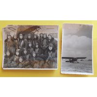 Фото "Летчики", 1940-е гг., 2 шт.